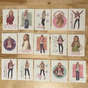 15 Disney Hannah Montana / Miley Cyrus Temporary Tattoos By SandyLion Stickers